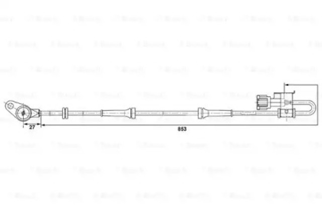 Датчик АБС (ABS) задній правий 0265006378 BOSCH