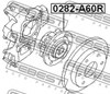 Підшипник задньої маточини 0282A60R FEBEST