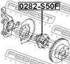 Підшипник в зборі з маточиною передній 0282S50F FEBEST