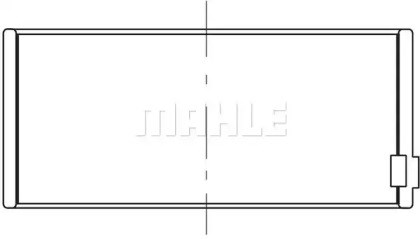 Поршня, 1-й ремонт (+0,25) 028PI00100001 MAHLE