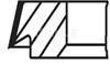 Поршень в комплекті на 1 циліндр, STD 028PI00118000 MAHLE