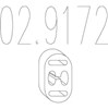 Подушка кріплення глушника 029172 MTS