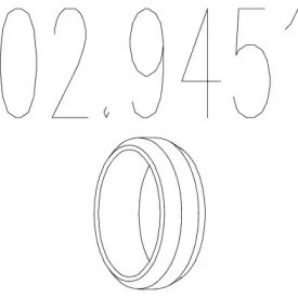 Уплотняющее кольцо 02.9451