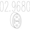Подушка кріплення глушника 029680 MTS