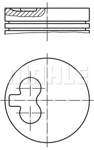 Поршень в зборі 0298201 MAHLE