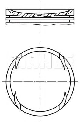 Поршень в зборі 0308902 MAHLE