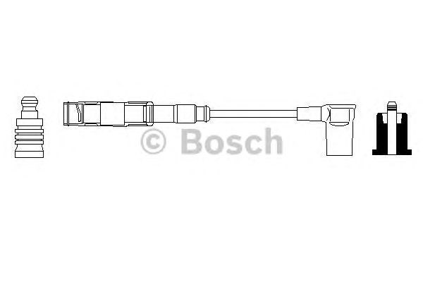 Bosch 96mc дріт високого напруги (1шт.) db w124/201 2,0/2,3/2,6/3,0 0 356 912 908