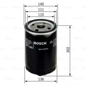Масляний фільтр двигуна 0451403208 BOSCH
