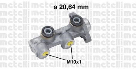 Циліндр головний гальма (Гідротормоз) 050760 METELLI