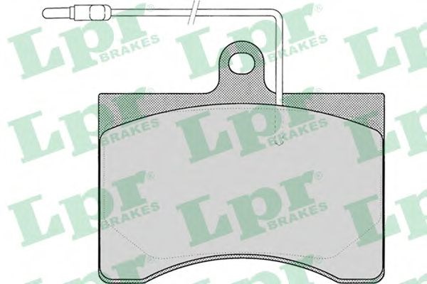 Колодки передні 05P008 LPR