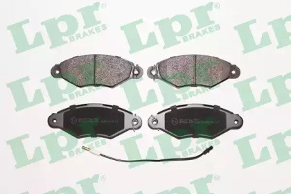 Колодки гальмівні дискові комплект 05P1106 LPR