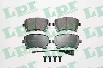 Колодки гальмові задні, дискові 05P1206 LPR