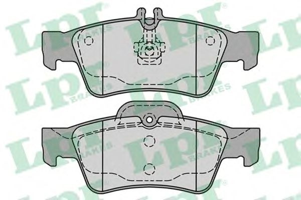 Задні гальмівні колодки 05P1232 LPR