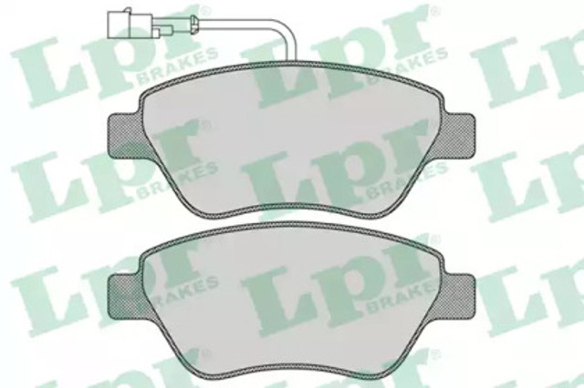 Колодки гальмівні дискові комплект 05P1264 LPR
