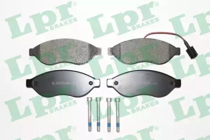 Колодки передні 05P1287 LPR