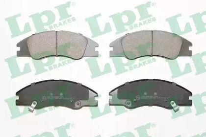 Колодки гальмівні дискові комплект 05P1349 LPR