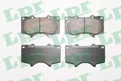 Колодки гальмівні дискові комплект 05P1379 LPR