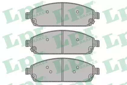 Передні гальмівні колодки 05P1403 LPR