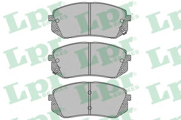 Колодки гальмівні передні, дискові 05P1415 LPR