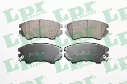 Передні гальмівні колодки 05P1467 LPR