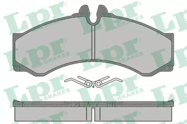Колодки передні 05P1517 LPR