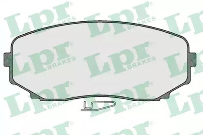 Колодки передні 05P1573 LPR