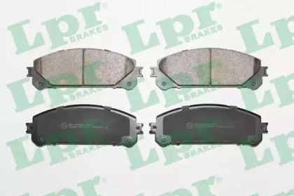 Колодки гальмівні передні, дискові 05P1691 LPR