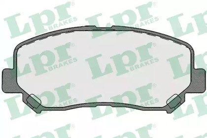 Колодки гальмівні передні, дискові 05P1748 LPR