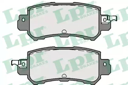 Колодки гальмові задні, дискові 05P1756 LPR