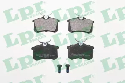 Задні колодки 05P1788 LPR