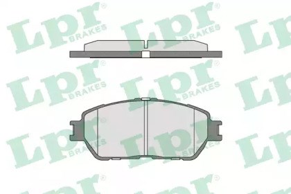 Колодки гальмівні передні, дискові 05P1792 LPR