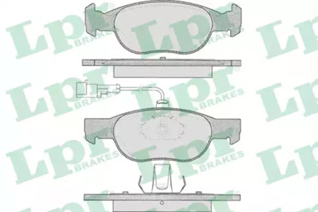 Передні гальмівні колодки 05P424 LPR