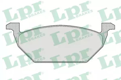 Передні гальмівні колодки 05P668 LPR