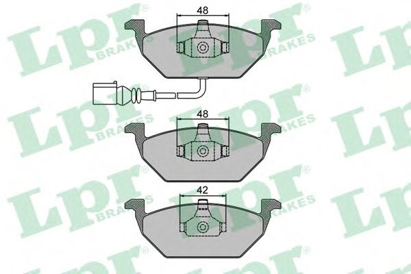 Гальмівні колодки 05P692 LPR