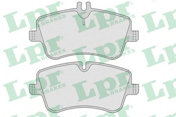 Передні гальмівні колодки 05P767 LPR