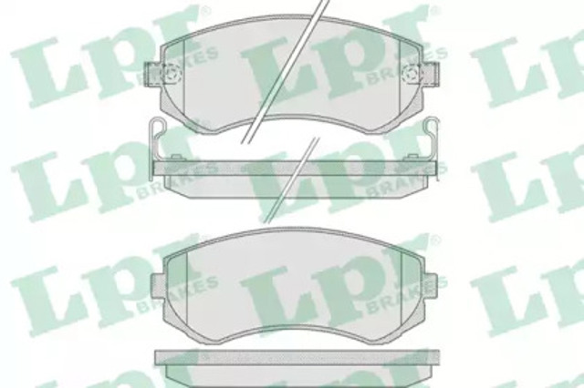 Гальмівні колодки 05P856 LPR