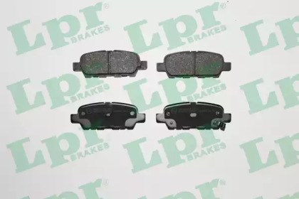 Комплект задніх колодок 05P857 LPR