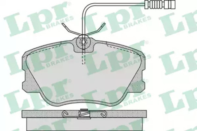 Колодки передні 05P986 LPR