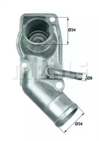 Поршень в комплекті на 1 циліндр, STD 061PI00129000 MAHLE