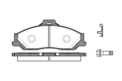 Jurid mazda гальмівні колодки передні b-serie,bt-50,ford ranger 1.8/3.0 96- 0730.01