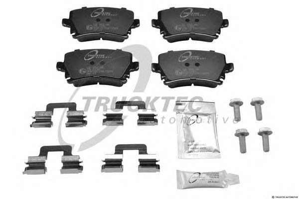 Колодки гальмові задні, дискові 0735138 TRUCKTEC