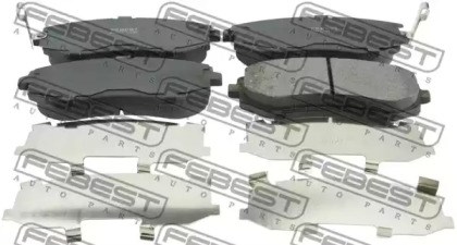 Колодки гальмівні передні, дискові 0801G12F FEBEST