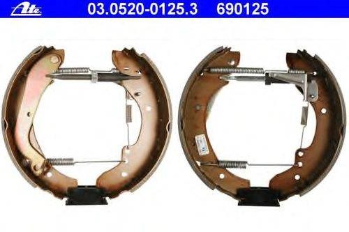 Колодки гальмівні (задні) fiat ducato 82-02 (барабанні) (254x57) 08-103