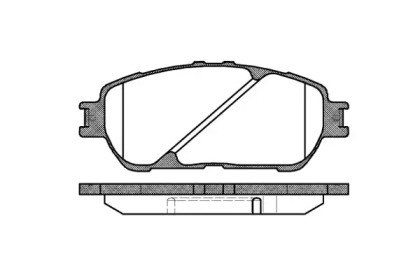 Bosch toyota гальмівні колодки передн,camry,previa, lexus es 01- 0898.00