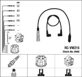 Комплект кабелів запалювання champion cls099 0946