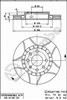 Ротор гальмівний 09514876 BREMBO