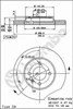 Гальмо дискове переднє 09516614 BREMBO