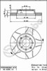 Ротор гальмівний 09528575 BREMBO