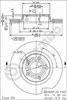 Гальмо дискове переднє 09719611 BREMBO