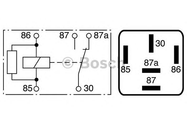 Реле електричне багатофункціональне 0986332041 BOSCH